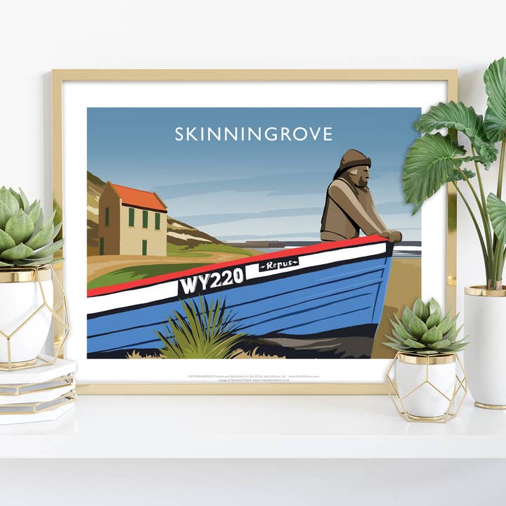 Skinningrove dell'artista Richard O'Neill, stampa artistica di alta qualità per la vendita all'ingrosso da parte di Star Editions