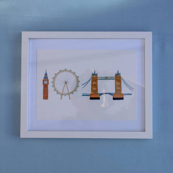 Emma Holmes Art - Vente Affiche d'art - Iconic London - Impression d'art3