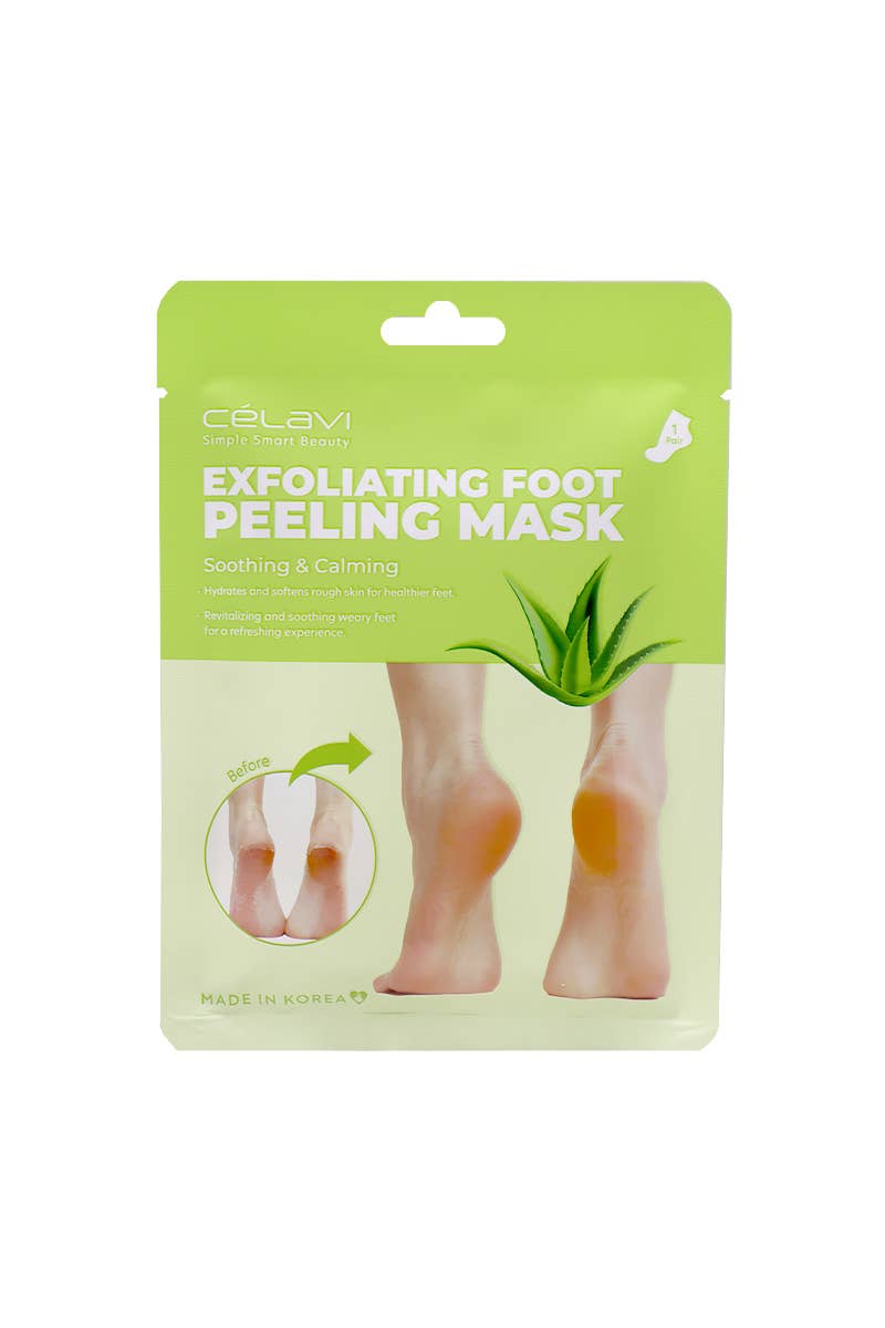 PINEAPPLE Beauty - Wholesale Foot Mask - Celavi 45944 Aloe 3 Pairs Foot Peeling Mask Set - 1 set3