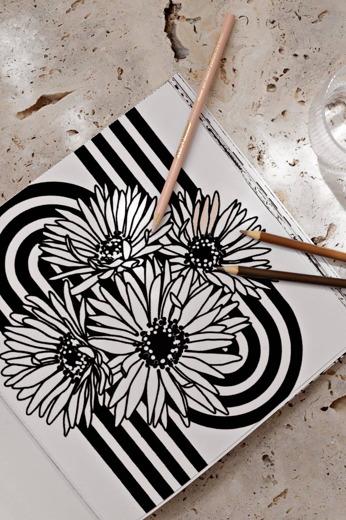 Paige Tate & Co. - Wholesale Colouring and activity book – adult - Heyday: A Retro Flower Design Coloring Book (Easter) 6