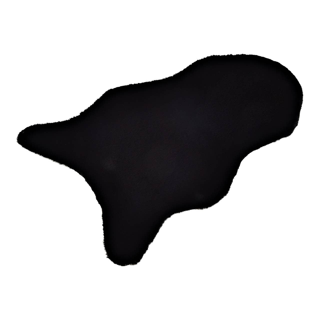 Wurm - Wholesale Decorative Figurine - Faux fur short made of polyester black (W/H/D) 80x50x2cm0