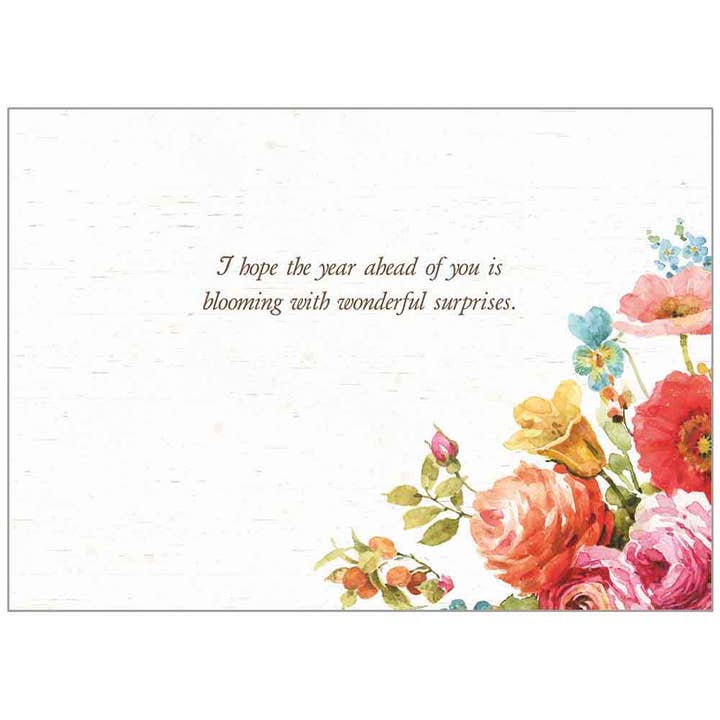 Legacy - Vente Cartes d'anniversaire - Carte de vie de prière d'anniversaire Country Floral