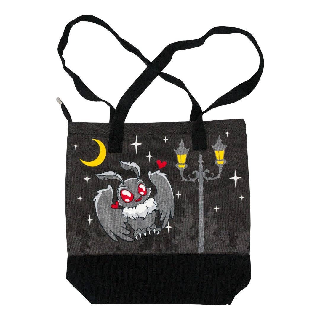 FootClothes LLC - Wholesale Tote Bag - Unisex - Cute Mothman Tote Bag9