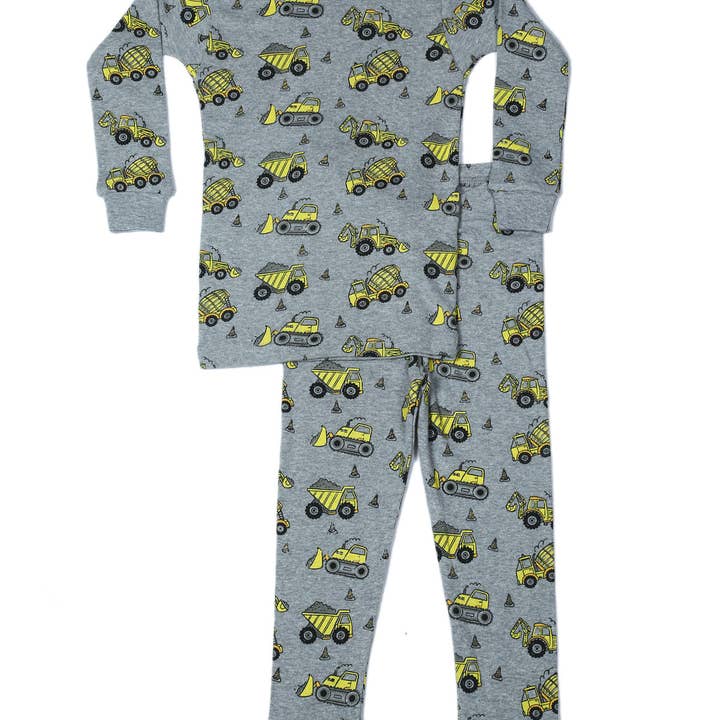 P1448 Construction Pajamas for wholesale by 🤍Baby Steps and Mish Kids