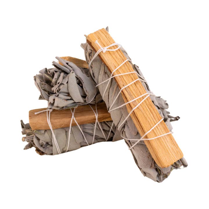 Down To Earth - Wholesale Smudge Stick - White Sage with Palo Santo Smudge Stick