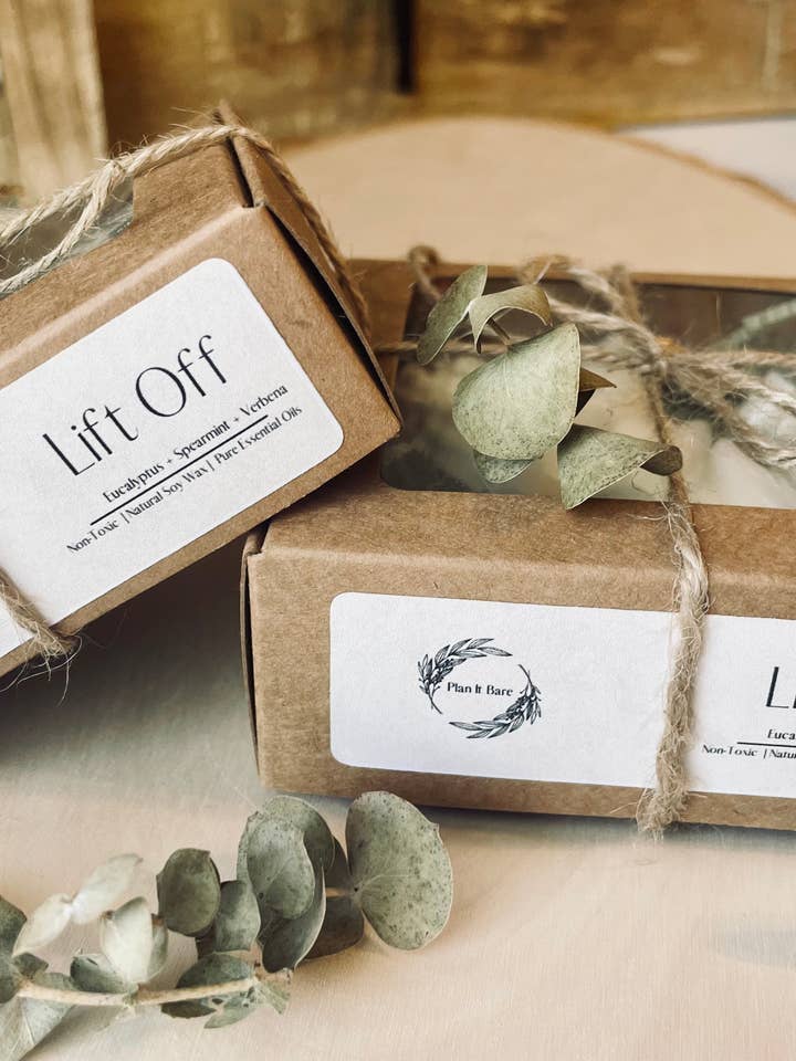 Lift Off- Natural Coconut Soy Essential Oil Wax Melt for wholesale by Plan It Bare
