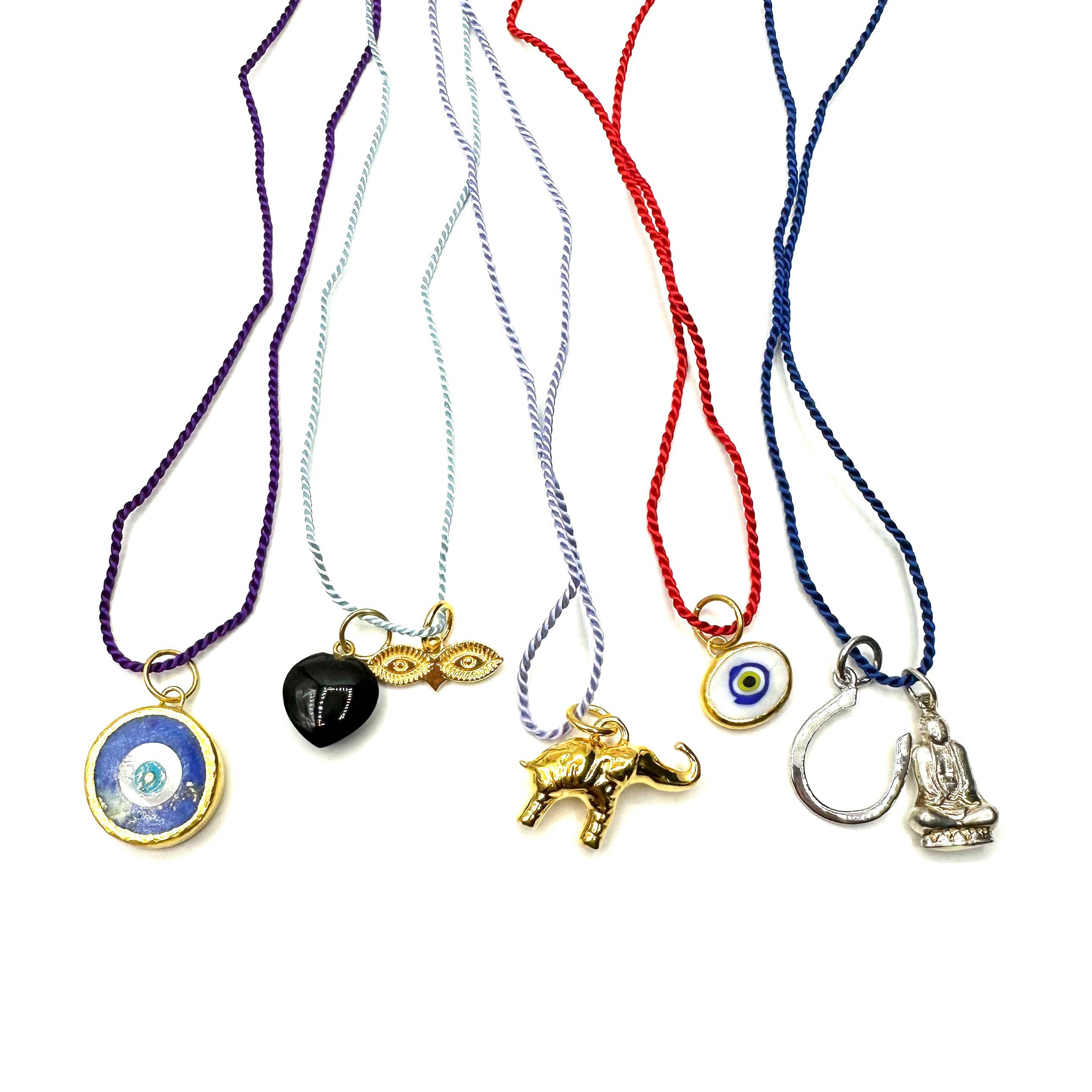 Juju Supply Co. - Wholesale Pendant/Charm Necklace - Silk Cords5