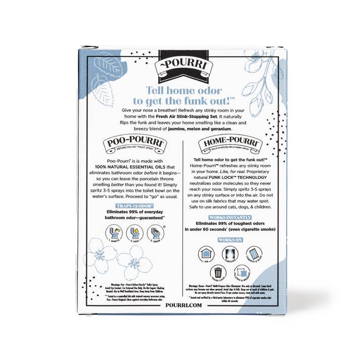 ~Pourri - Wholesale Air Freshener - ~Pourri Air Necessities Home + Bathroom Kit, Fresh Air 1.4oz