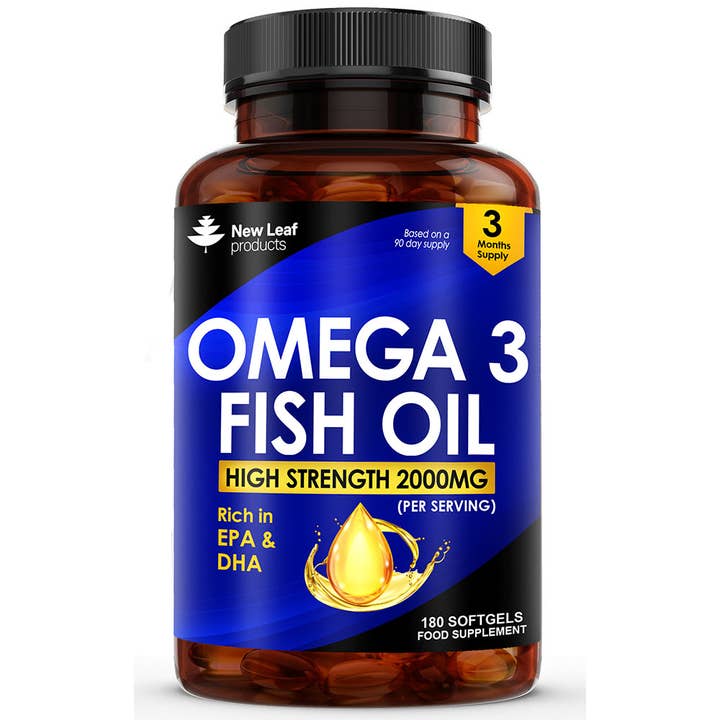New Leaf products Ltd – wholesale Oral supplement/vitamin – Omega 3 Supplements 2000mg Softgels - Fish Oil + Vitamin E