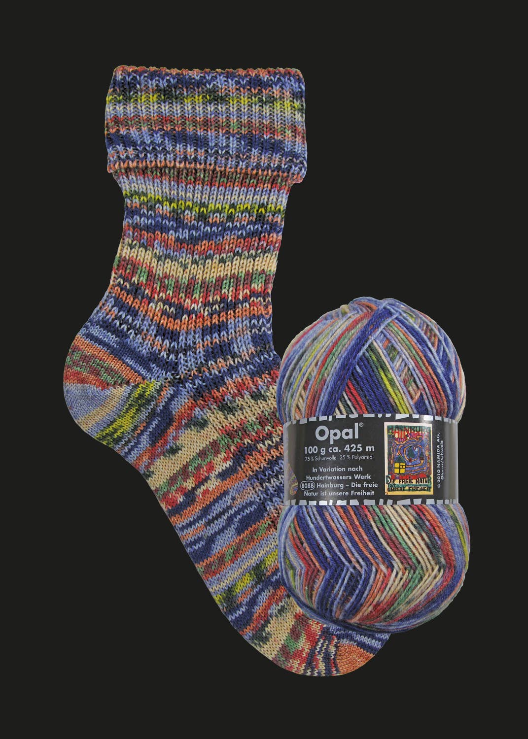 SCHULANA - Wholesale Yarn - OPAL sock yarn after Hundertwasser 4-ply22