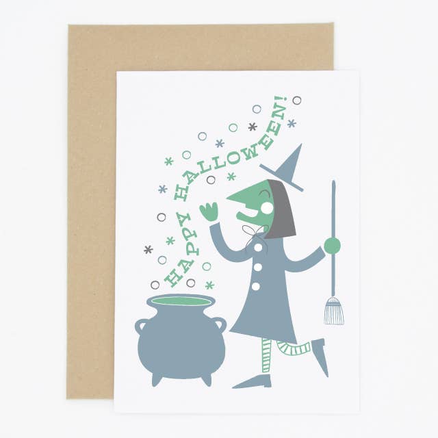 Biglietto di Halloween calderone per la vendita all'ingrosso da parte di Madame Annie et Fils