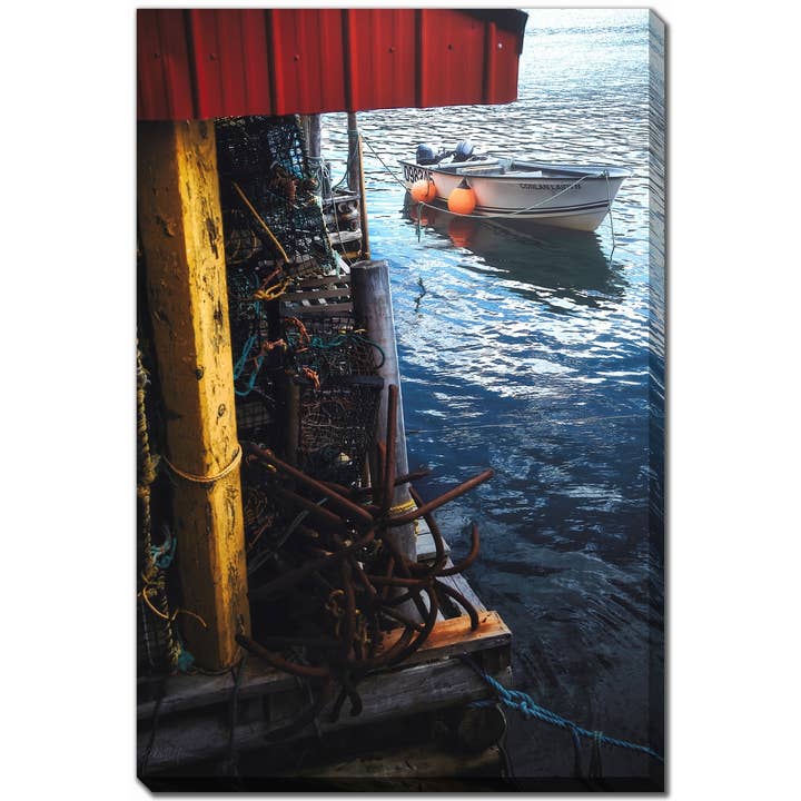 Fishing Gear Boat 38x60 Printed Canvas Wall Art for wholesale by Streamline Art