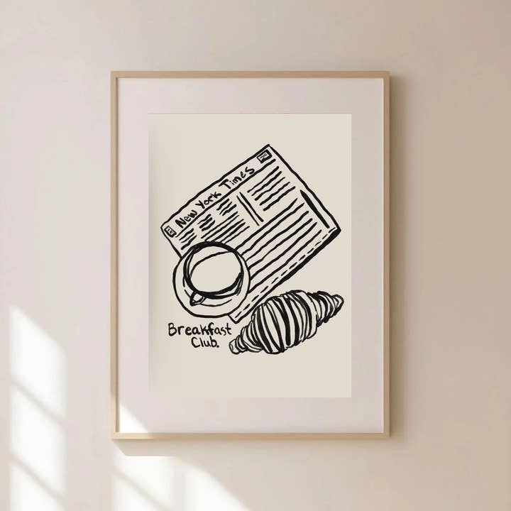 Olive Street Collective - Wholesale Art Print - Breakfast Club Print9