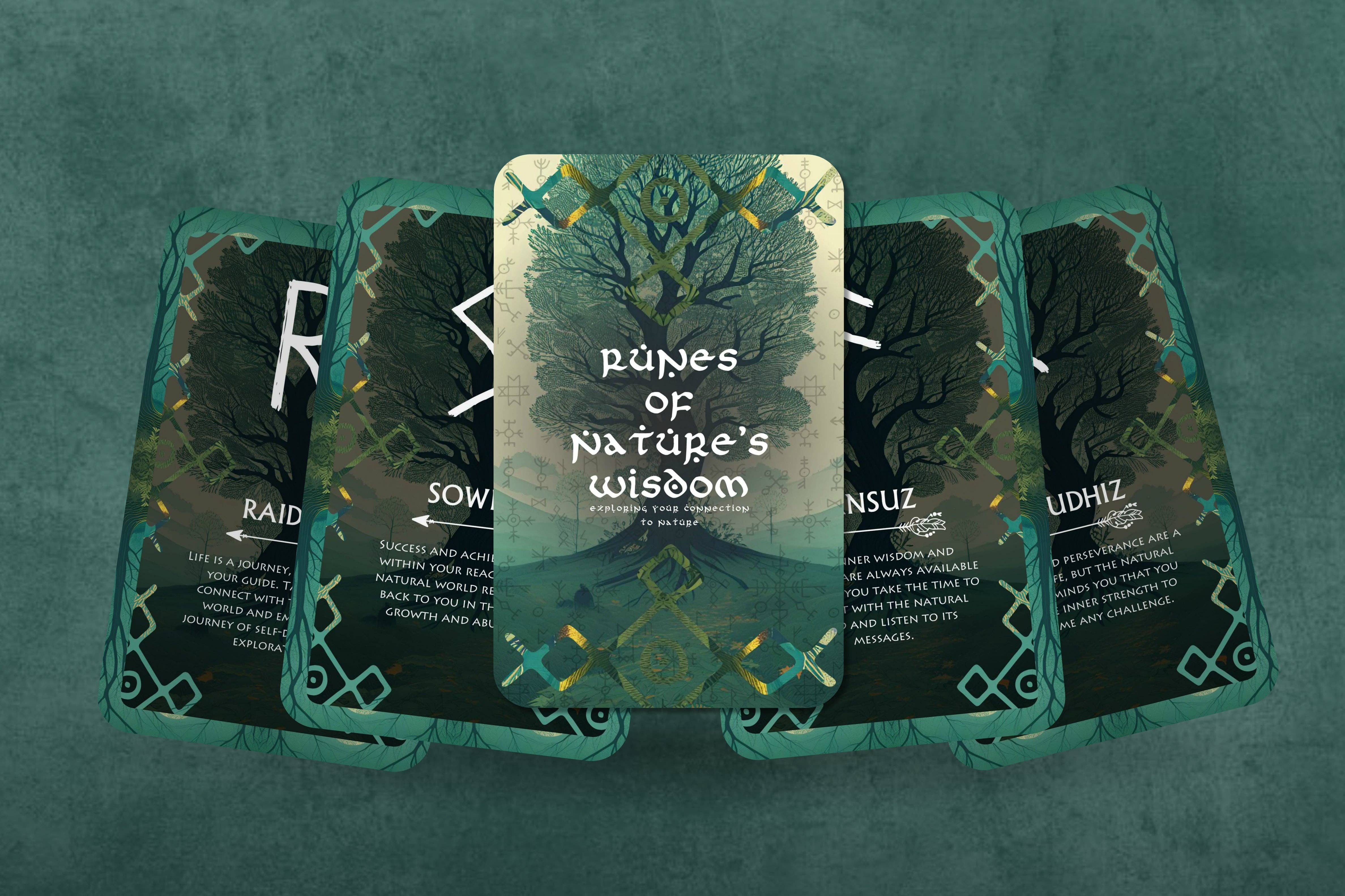 Ibiza Tarot USA - Venta al por mayor Cartas del tarot - Runes of Nature Wisdom: explorando tu conexión con la naturaleza8