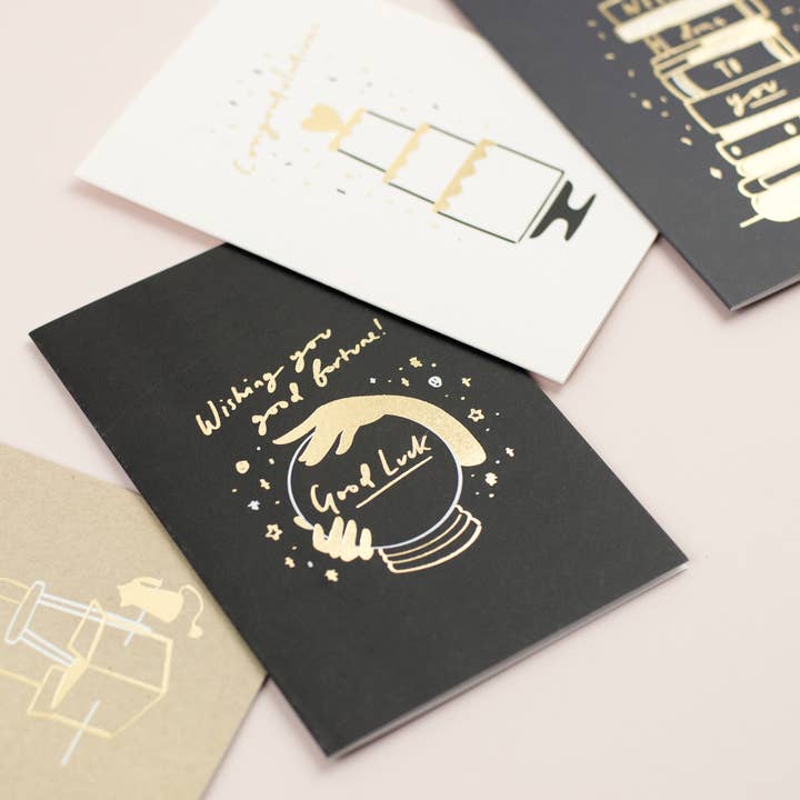 Old English Company - Wholesale Goodbye Card - Good Luck Fortune Teller Greeting Card - New Job