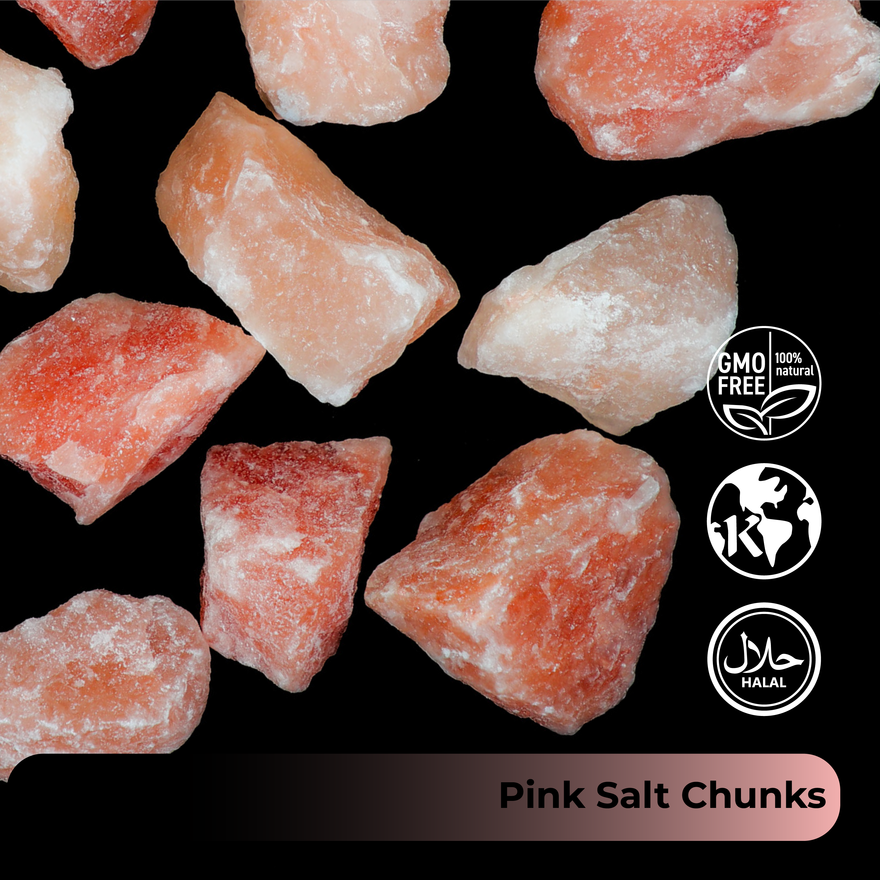 Himalayan Secrets - Vente Sel - 44 Lbs Sel comestible rose foncé de l'Himalaya 60-90g1