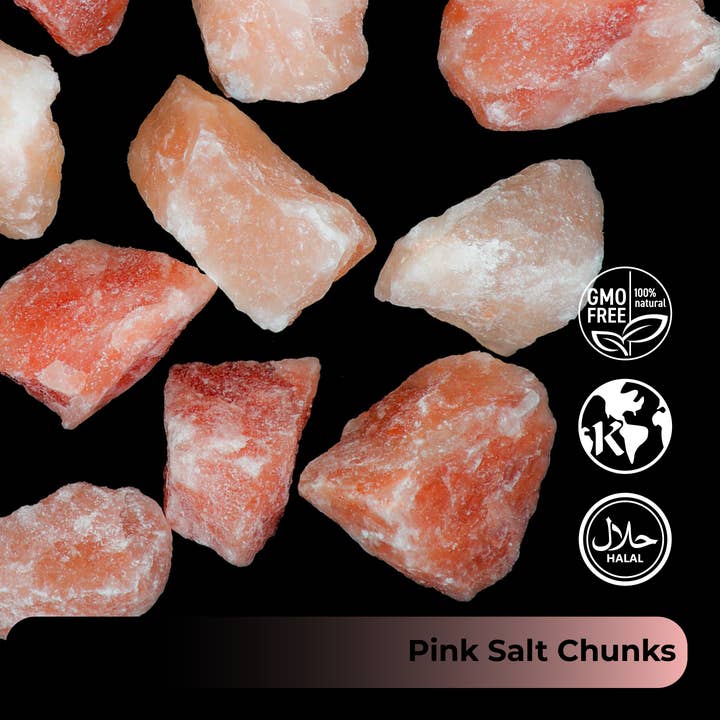 Himalayan Secrets - Vente Sel - 44 Lbs Sel comestible rose foncé de l'Himalaya 60-90g1