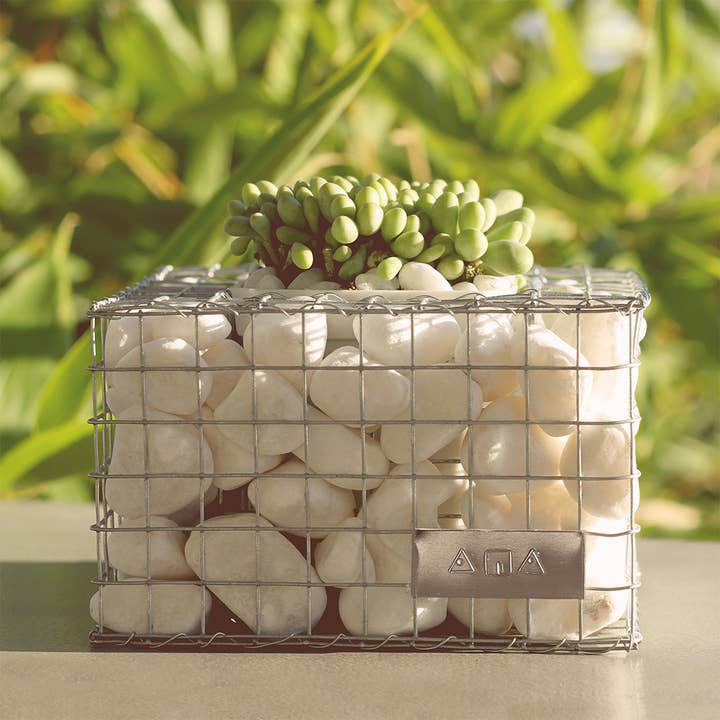 Ama Marble-Ous Box Planter for wholesale by AMA LIVING