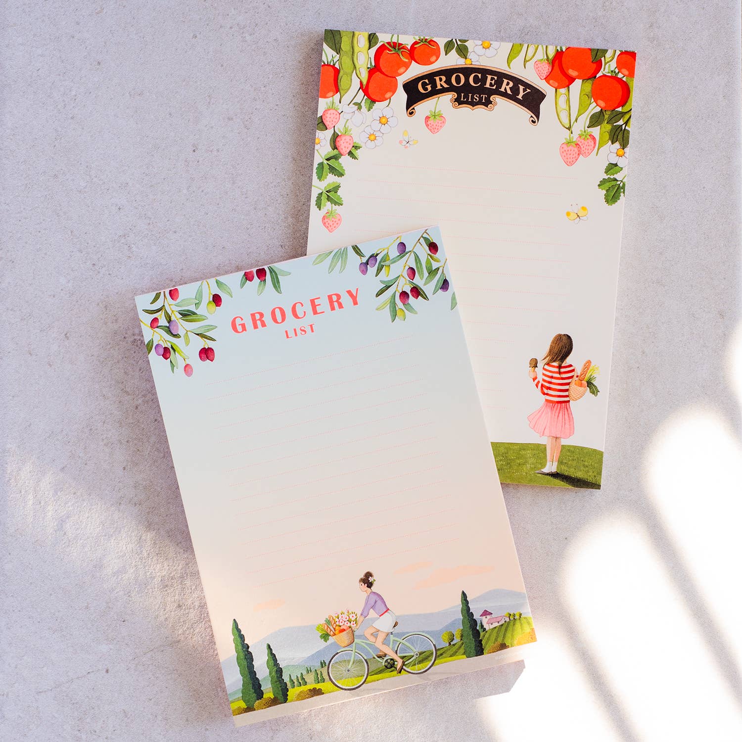 JooJoo Paper - Wholesale Notepad - Grocery List Notepad - Bright Tomatoes - Market Pad1