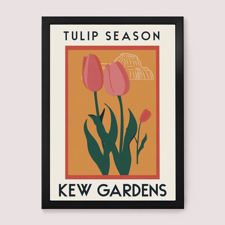 Kew Gardens London Travel Print for wholesale by Little Egret Design