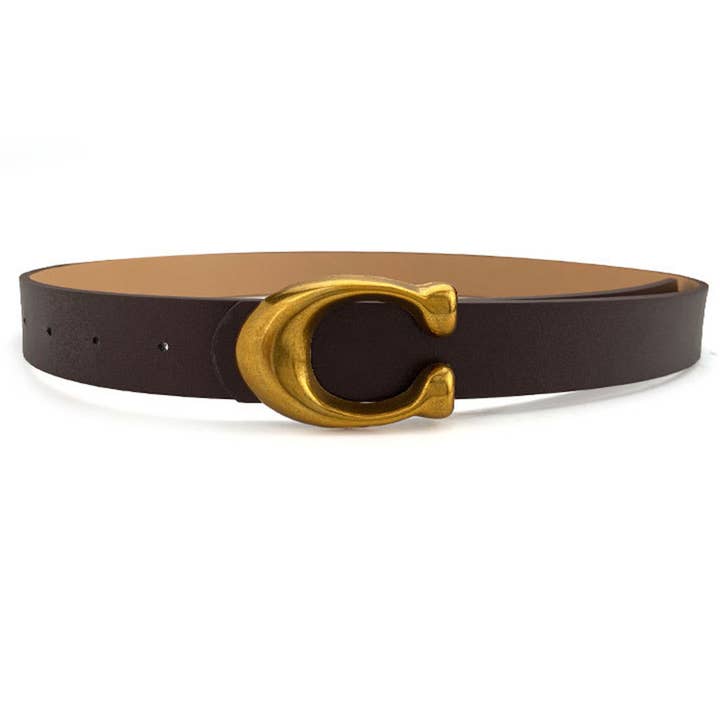 ACCITY - Wholesale Belt - Women's - WOMEN FASHION RETRO U-BUCKLE BELT_CWABE013612