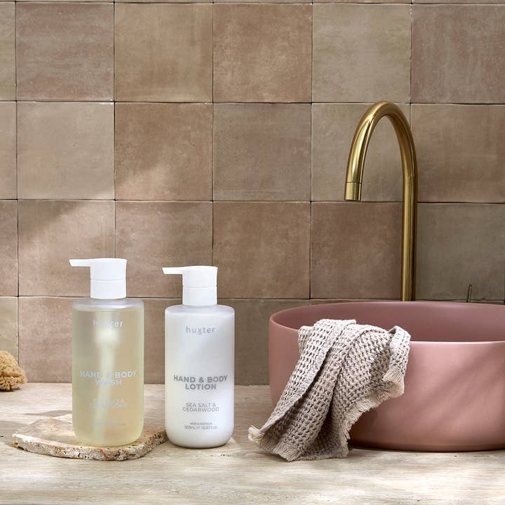 Huxter - Wholesale Body wash/shower gel - 500ml Hand & Body Wash - Sea Salt & Cedarwood (Neutral)1