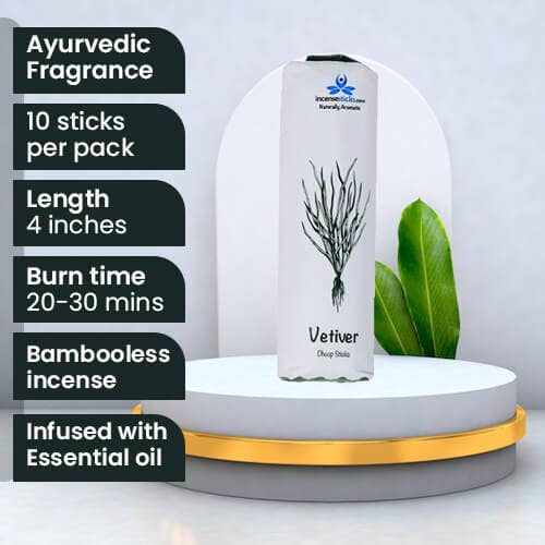 Incense Sticks - Wholesale Wierook - Ayurvedische eetstokjes - Vetiver2