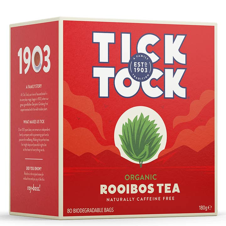 Tick Tock Tea - Wholesale Tea Bags - TICK TOCK-ORGANIC Rooibos Tea8