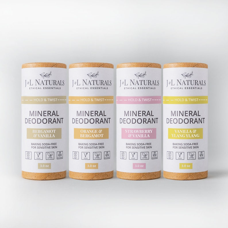 J&L Naturals - Wholesale Deodorant - Unisex - Natural Deodorant for Sensitive Skin - Baking-Soda Free8