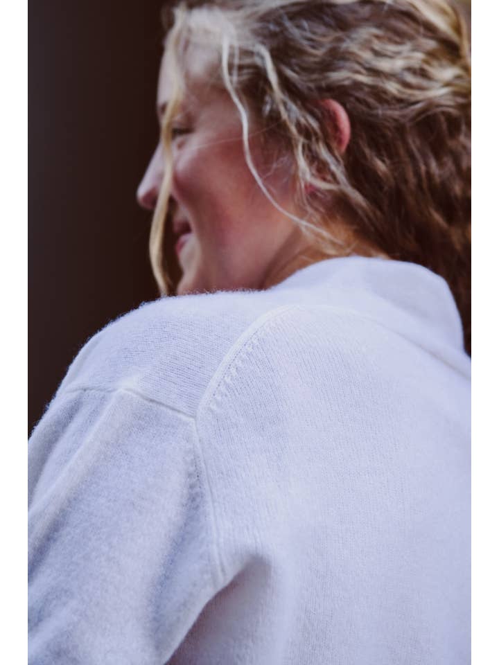 Joyride Supply - Wholesale Cardigan - Women's - 100% Cashmere No.8 Cropped Open Cardi5