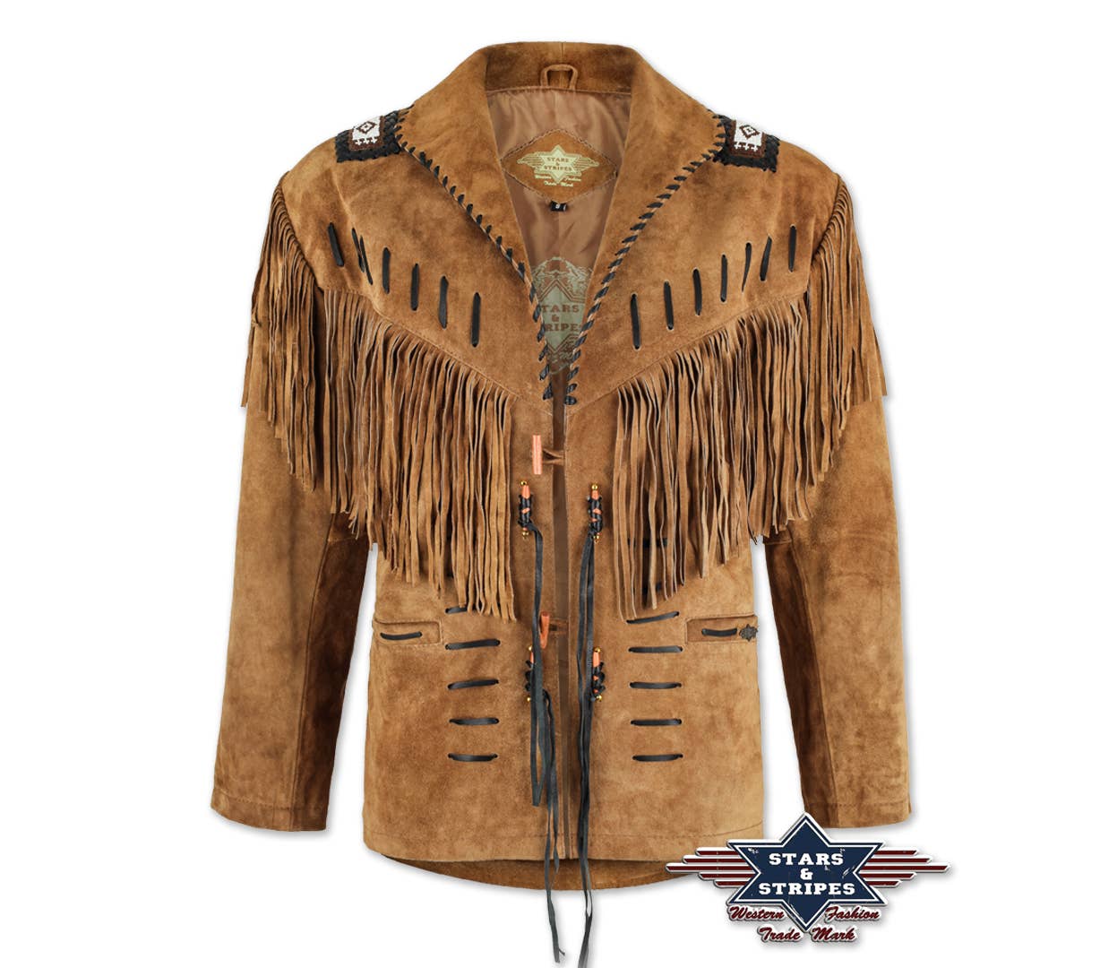 Stars & Stripes® - Wholesale Jacket - Women's - Western leather jacket - buffalo brown0