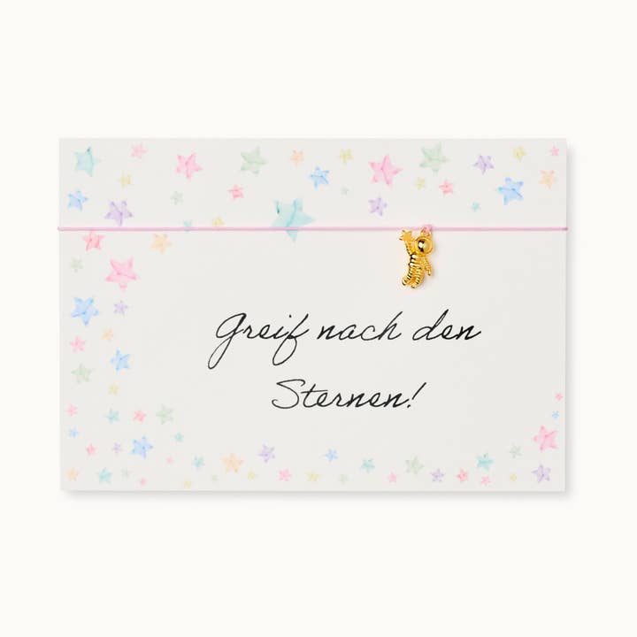 Armband-Karte: Greif nach den Sternen for wholesale by by Vivi.