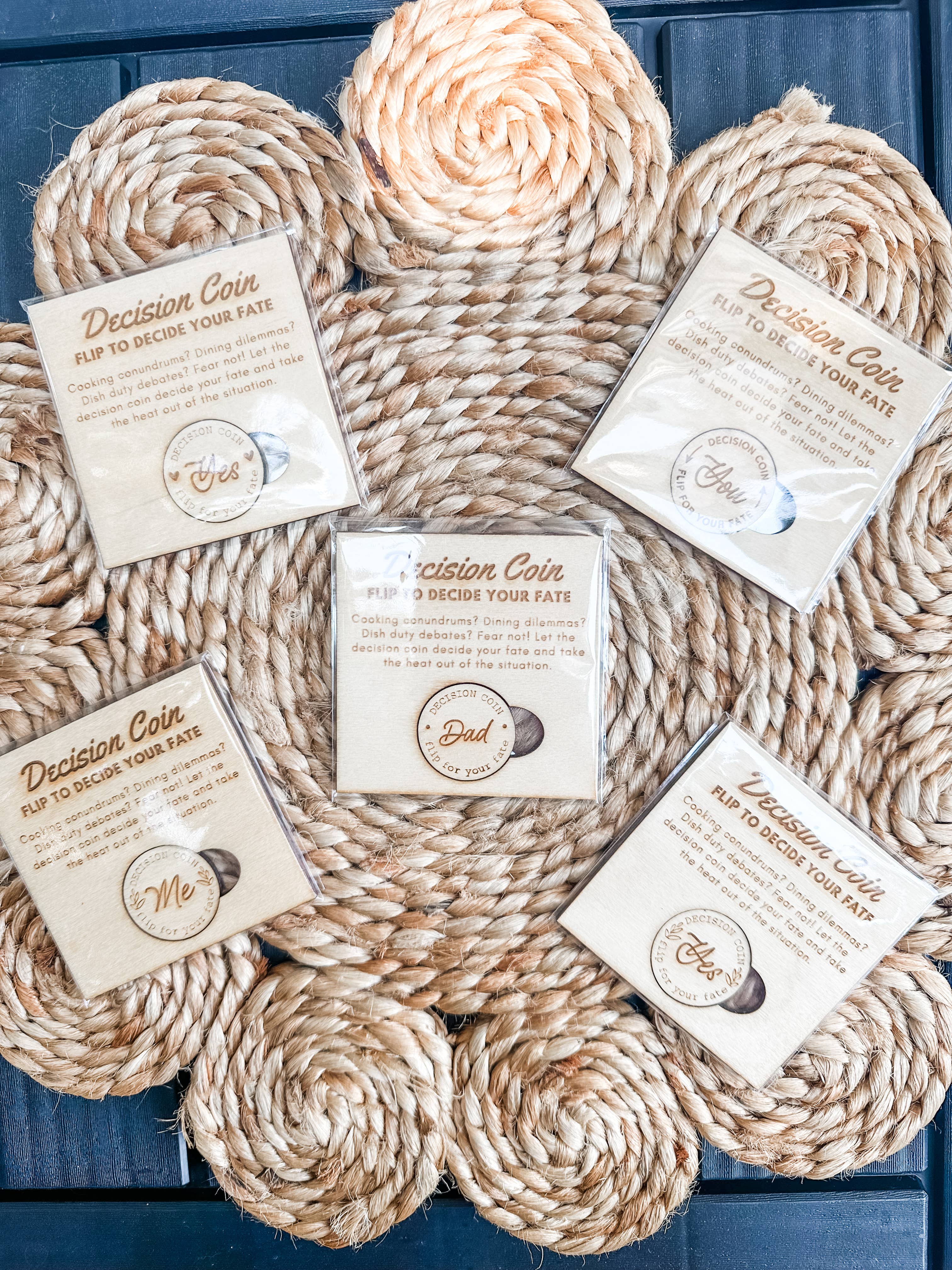 Hazel + Bloom Co - Wholesale Keepsake Coin/Token - Decision Coin1