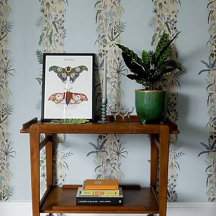 Monte Verde Wallpaper in Sky-Blue for wholesale by Wear the Walls