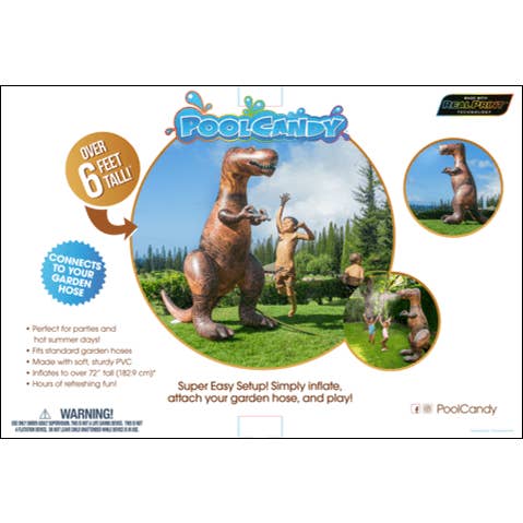 PoolCandy - Wholesale Sprinkler - Gigantic T-Rex Sprinkler Over 6 Feet Tall!