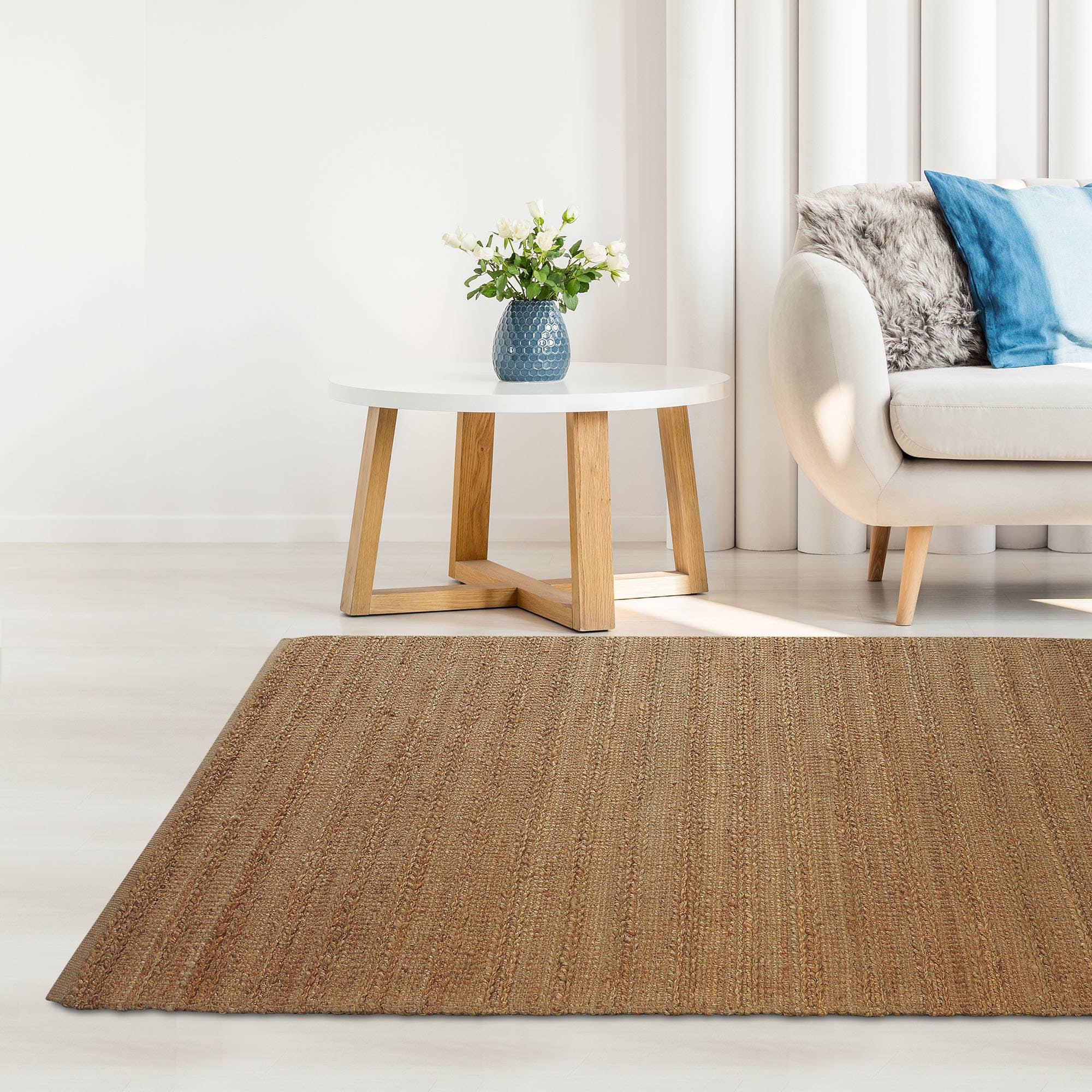 LR Home - Wholesale Area Rug - Saharan Handwoven Jute and Chenille Indoor Area Rug37