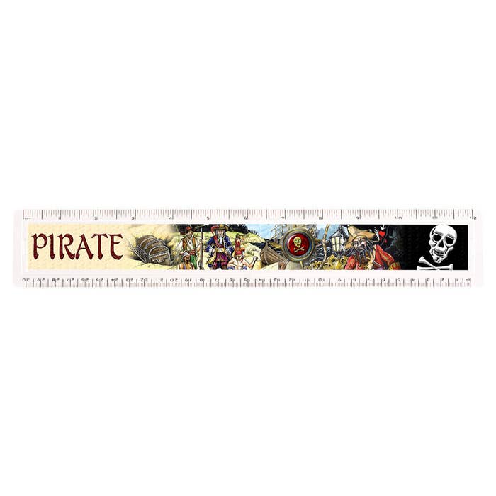 Gobernante de temática histórica - Pirata para venta al por mayor de Timeline Gifts Ltd