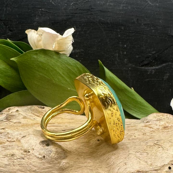 Kipepeo - Wholesale Cocktail/Statement Ring - Large Square Cocktail Ring