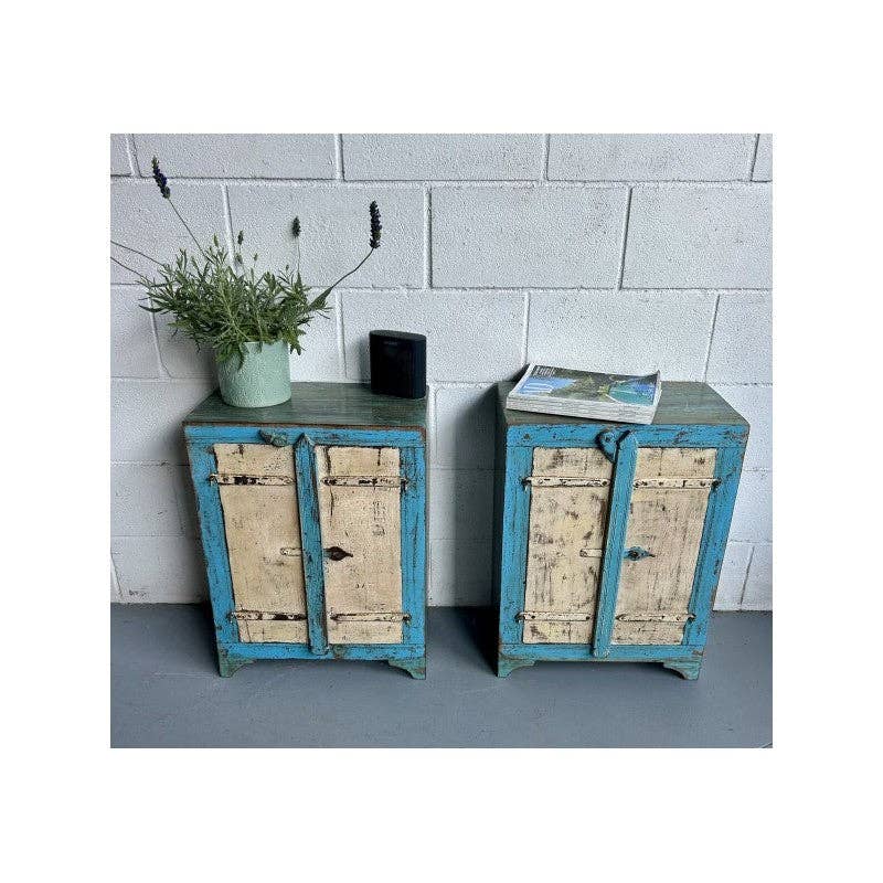 Paloma Black (Casa Natura Design, S.L.) - Vendita all'ingrosso Armadietto - Piccolo armadietto indiano originale ideale come comodino5