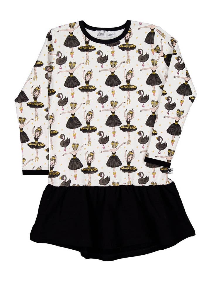 KR2244 BALLERINAS VOLANTKLEID für den Großhandel von Radicool Kids