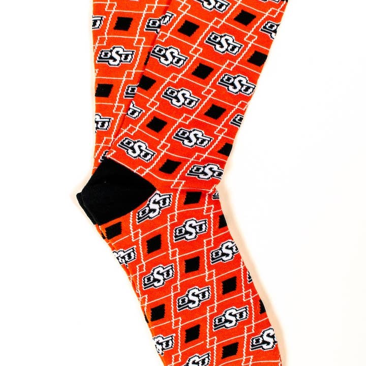 OSU Logo Sock for wholesale by William and Lauren