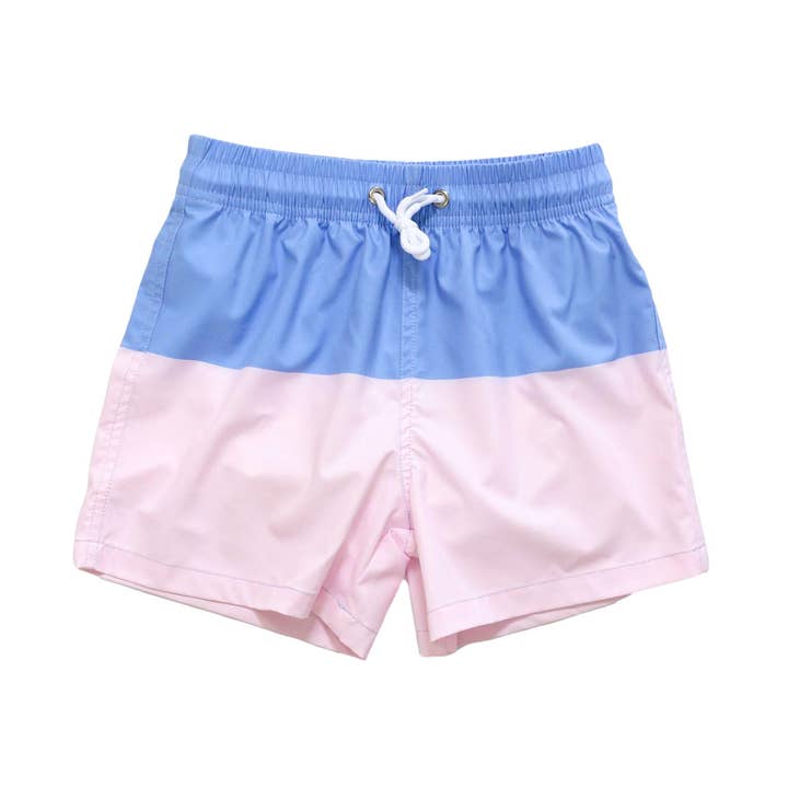 Coastal Cabana Youth Trunks for wholesale by Blueberry Bay