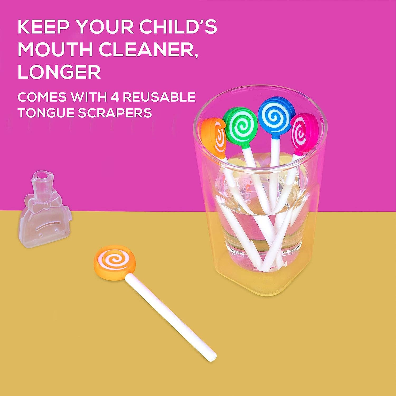 Everest oral Care – wholesale Tungskrapa – Barn Tungskrapa - 4-pack4