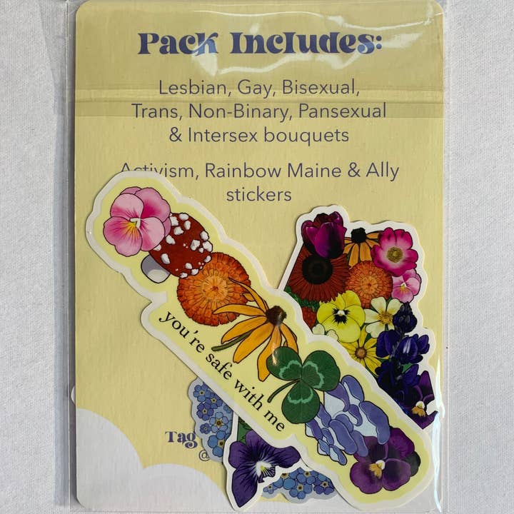 Opal's Art - Wholesale Sticker - Pride Bouquet Stickers1