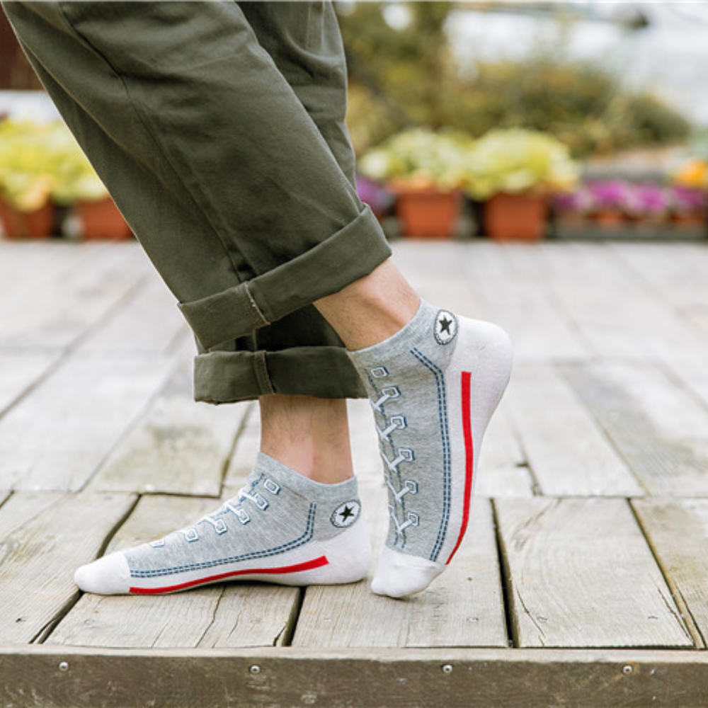 Ashlen - Wholesale Socks - Women's - SHOE ILLUSION SOCKS (SET OF 5 PAIRS)4