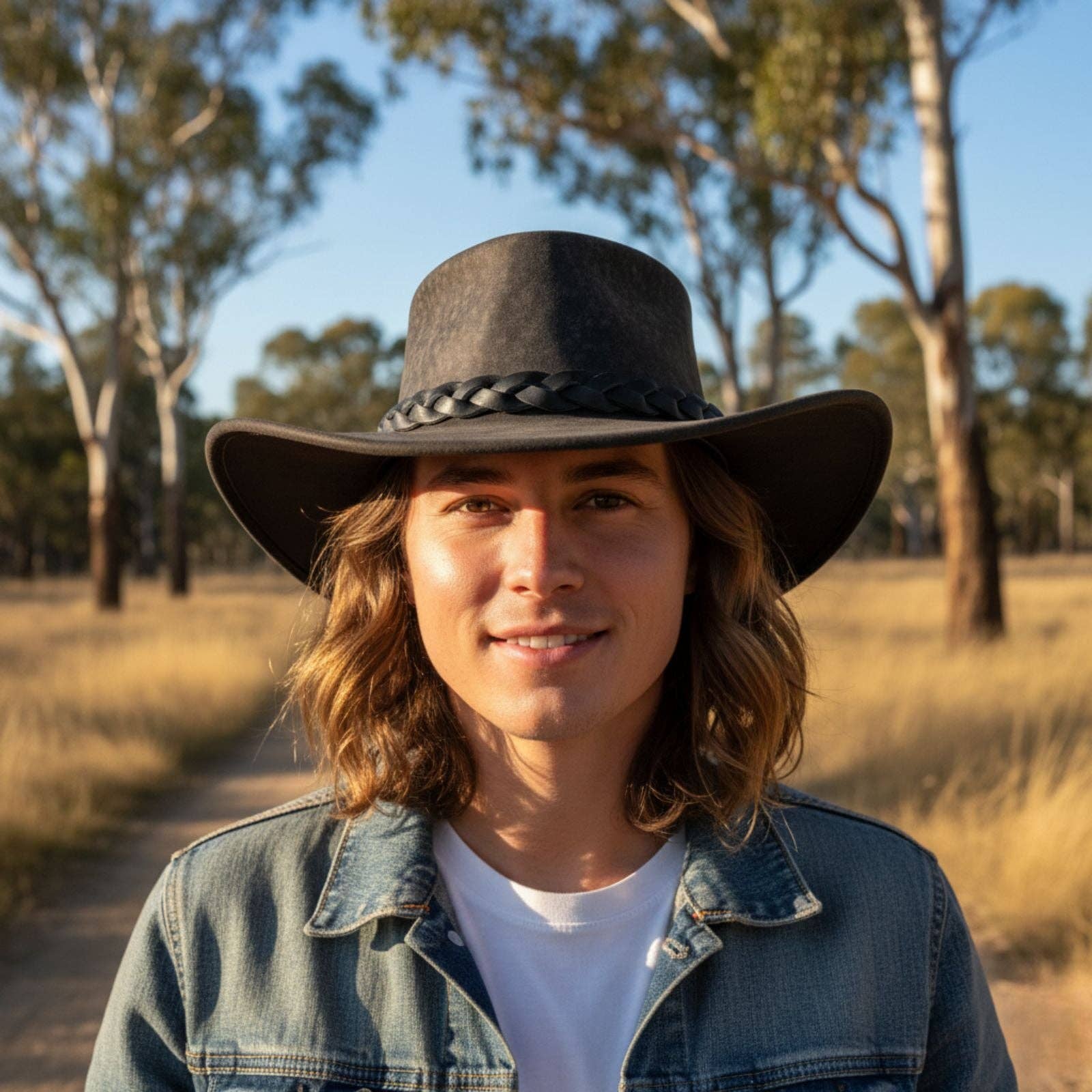 Stonewash Brown Jacaru 519 Roo Squashy Hat for wholesale on Faire1
