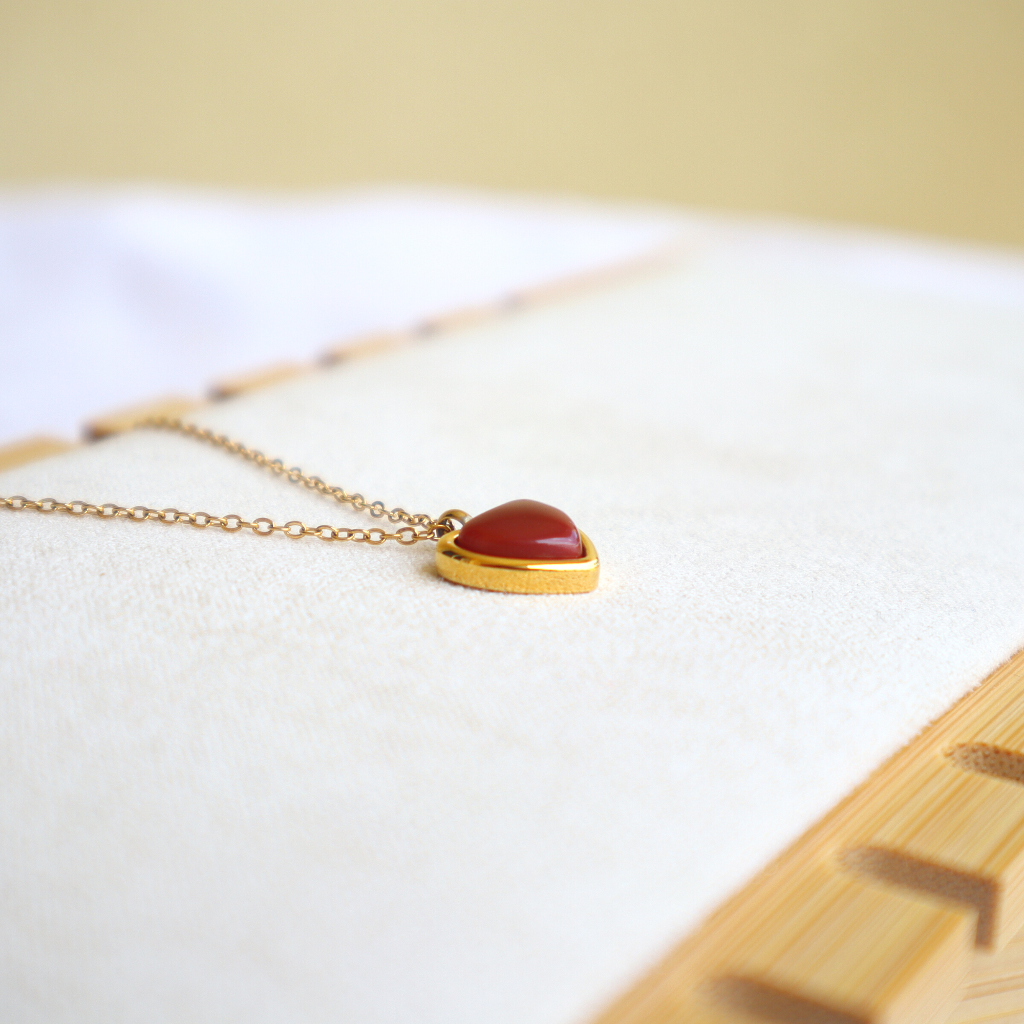 LilAryenne | Jewelry & Suncatchers - Wholesale Pendant/Charm Necklace - Carnelian Heart Necklace - Stainless Steel Crystal Gift Jewelry8