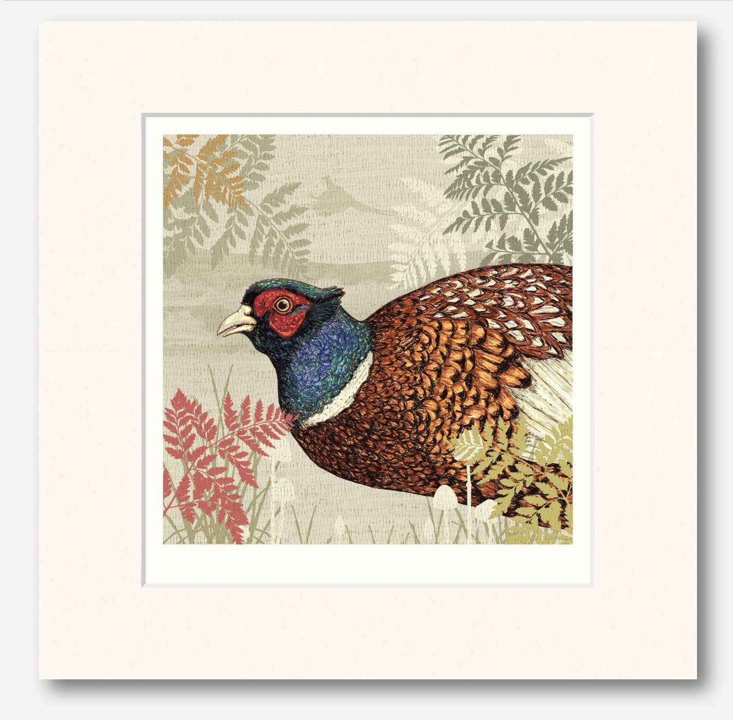 Helen Briggs Design – wholesale Art print – Pheasant Art Print2