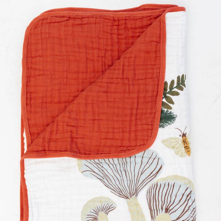 Clementine Kids - Wholesale Throw Blanket - Large Mushroom Throw Blanket1