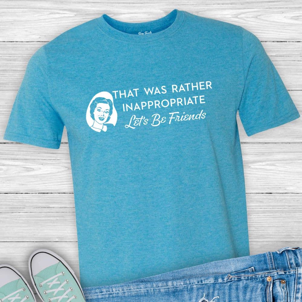Suzy Swede - Vendita all'ingrosso Maglietta serigrafata - Unisex - Era piuttosto inappropriato Let's Be Friends unisex | Divertente1